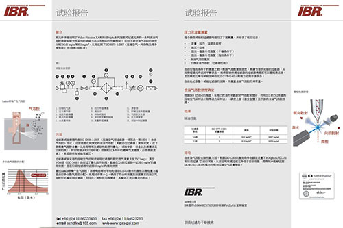 Walker Filtration壓縮空氣過濾器的IBR試驗(yàn)報(bào)告